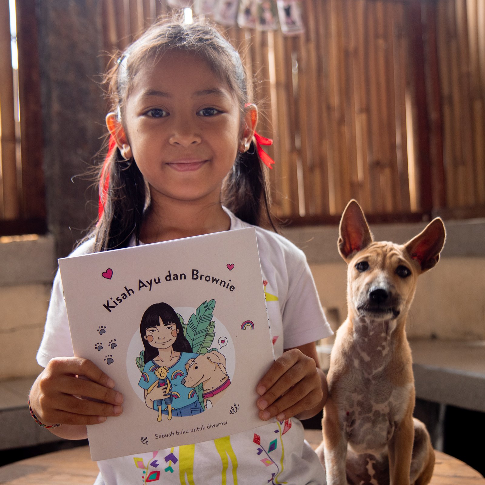 Bali Paws Children's Coloring Book
